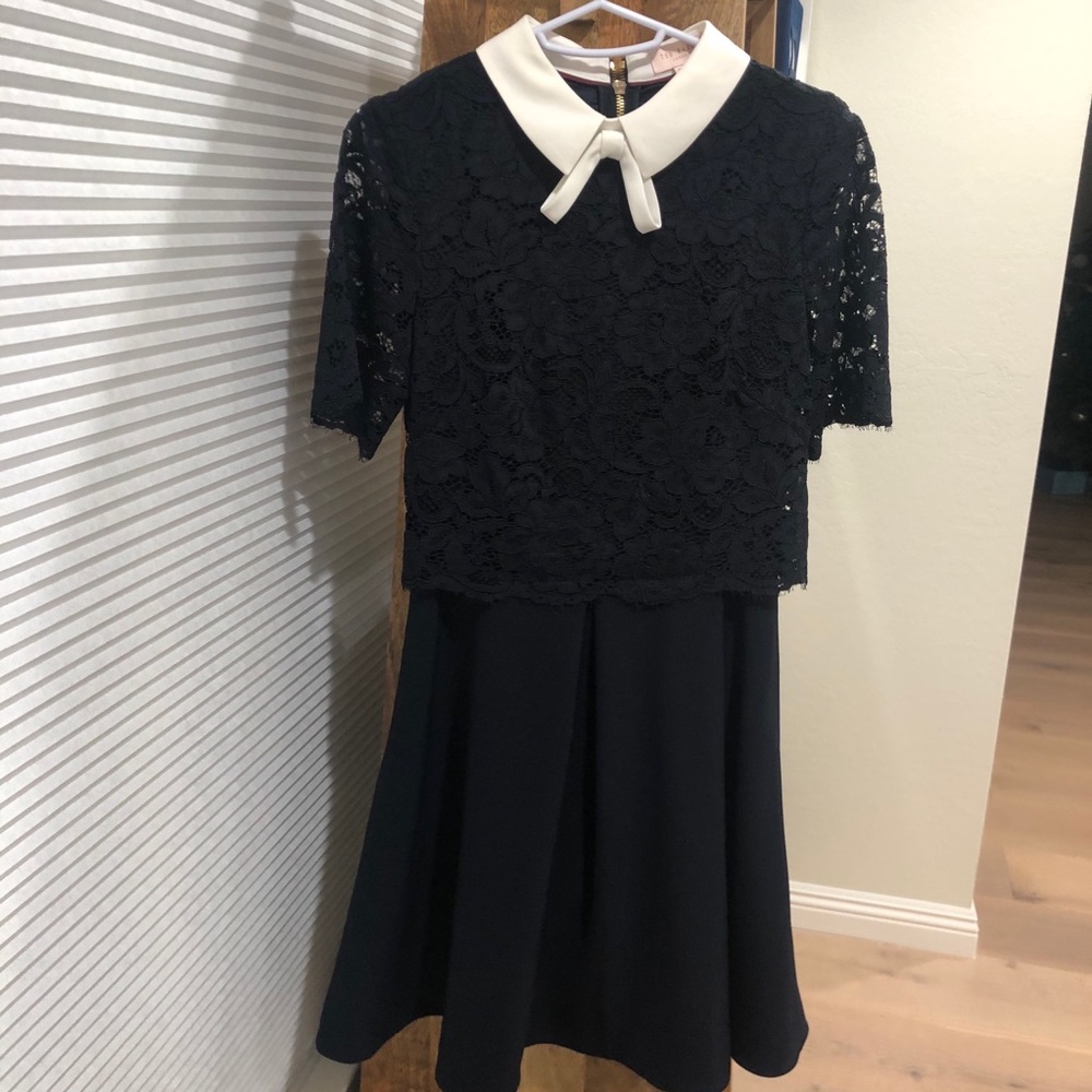 Ted Baker Navy Lace Dress *Brand New*